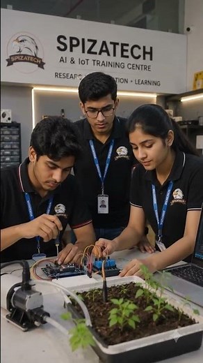 Smart Irrigation System Using Arduino | IoT Based Agriculture Project | Spizatech #iotlab