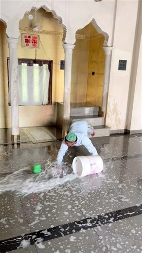 Alhamdulillah 🥰full clean this masjid #islamikvideo #shortsvideo #shorts