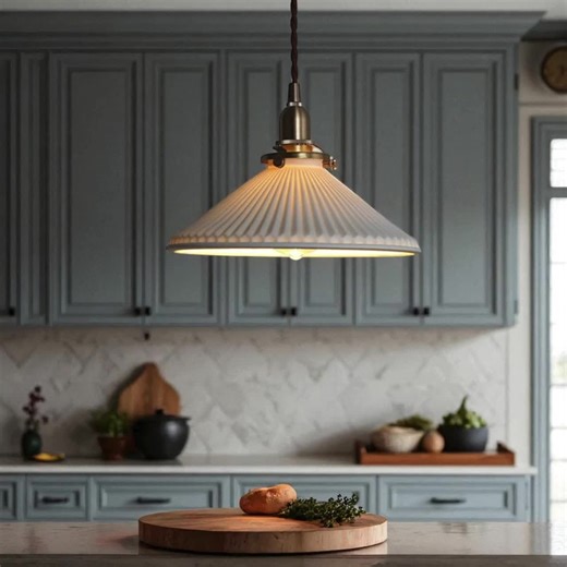 Handmade Ceramic Chandelier: Vintage Industrial Brass Pendant Light - Etsy