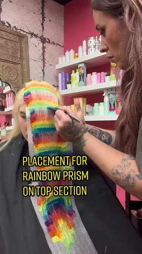 Rainbow Prism Hair Tutorial