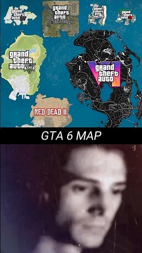 GTA 6 MAP SIZE COMPARISON#shorts #gta