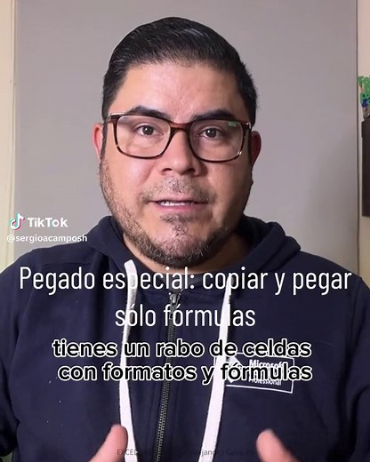 🔥 Tienes un rango de celdas con Fórmulas y Formatos en #Excel. Aprende a copiar y pegar sólo las Fórmulas.