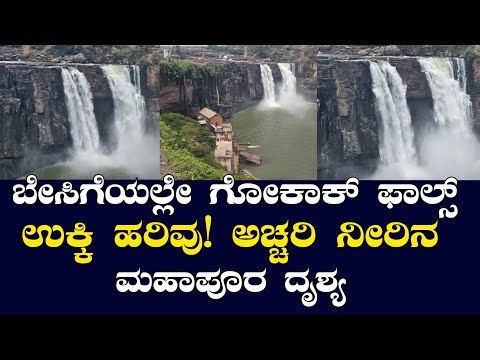 Summerಲ್ಲೇ Full Flow! ಗೋಕಾಕ್ ಜಲಪಾತದ ರೌದ್ರ ರೂಪ. Kannada9news