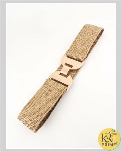 KRE Prime Women Alloy Buckle Elastic Belt