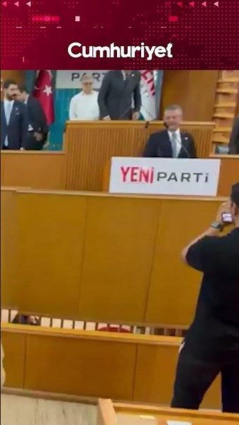 NEW Party gathers in Parliament for the first time! Mustafa Sarıgül recorded those moments