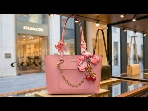 Coach Station tote bag in signature leather. Coach Outlet.