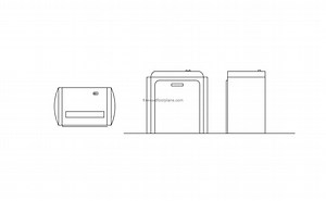 Paper Shredder - Free CAD Drawings