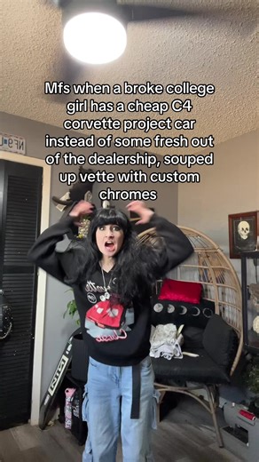 I will never understand why it matters to so many people lol. If I like what I spent my money on, then not much else matters #alt #corvette #c4 #1984 #goth