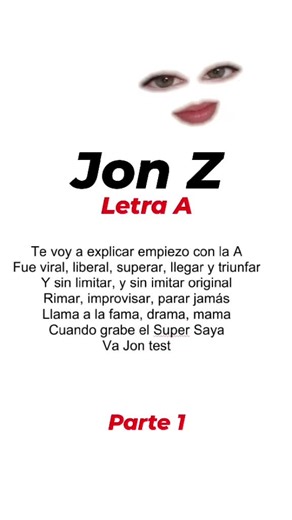 LETRA A // JON Z🤑