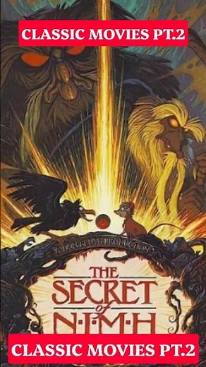 Classic movies pt. 2 THE SECRET OF NIMH #movie #movies #animation #film #80s #classic