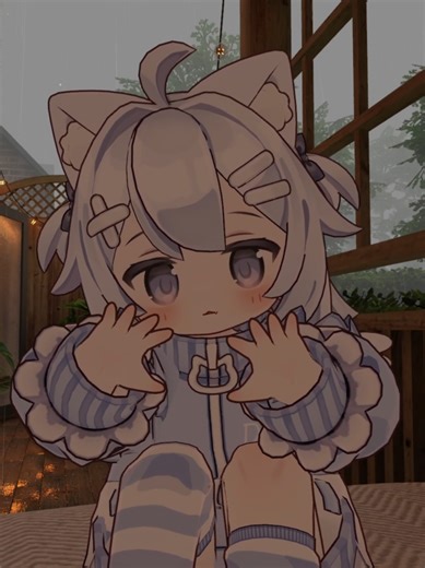 😚 If only I can use all the expressions, welp need to wait for the actual VR headset then 🤣 #fyp #vtuberEN #malaysia #VRChat