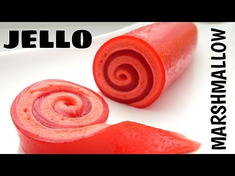 How to make MARSHMALLOW JELLO (Homemade simple recipe, jello art) - Inspire To Cook
