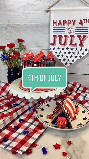 Patriotic 4th of July Cake Decorating Ideas