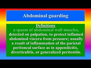 Abdominal guarding