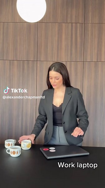 My laptop vs work laptop #worklife #officelife #laptop