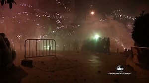 14K views · 210 reactions | VIOLENT CLASHES: New images show violent protests as clashes ramp up between protesters and police near the Parliament building in Beirut, Lebanon. Diane Macedo reports. https://abcn.ws/368qvcF | ABC World News Tonight with David Muir | Facebook