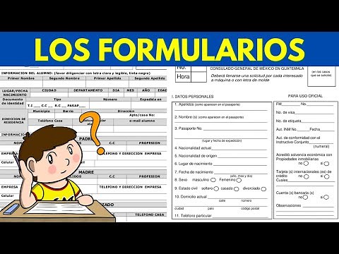 What are the FORMS and what are their characteristics? What are they for, types and examples📝