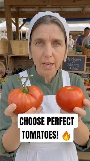 How to Choose Fresh Tomatoes 🍅 | Grocery Tips USA #amish #health #tomato #grocery #healthyfood #usa