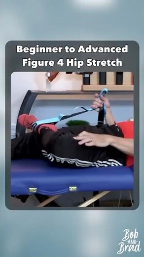 Beginner to Advanced Figure 4 Hip Stretch