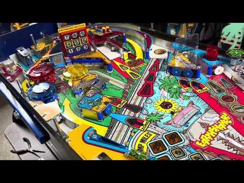 Earthshaker Getting Near! Pinball Repair #earthshaker #williams #retro