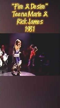 LIVE: Rick James and Teena Marie performing “Fire & Desire”, 1981.