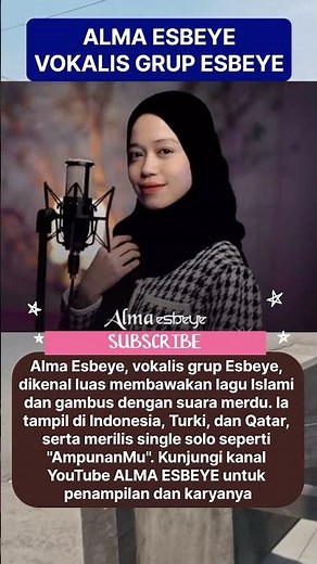💕Alma Esbeye Vokalis grup Esbeye #sholawat #beritaterkini