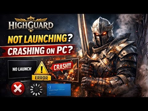HighGuard Not Launching or Crashing on PC Fix | Startup Crash, Black Screen & Won’t Open