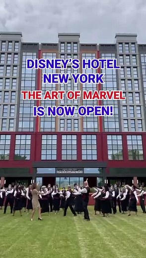5, 4, 3, 2, 1, the grand opening of Disney’s Hotel New York - The Art of Marvel is here! #Disney #DisneyParks #DisneylandParis #Paris #France