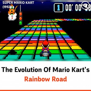 1.1M views · 8.2K reactions | The evolution of Rainbow Road starting with 1992's Super Mario Kart all the way to 2019's Mario Kart Tour (3DS Remake). | GameSpot | Facebook