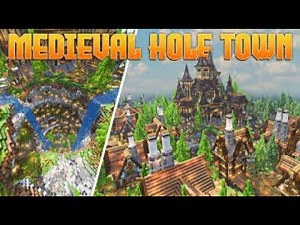 How I Build a Medival Town In This Minecraft Hardcore!
