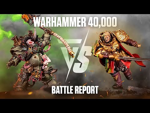 Death Guard Vs Adeptus Custodes Warhammer 40K 60 Min Battle Report