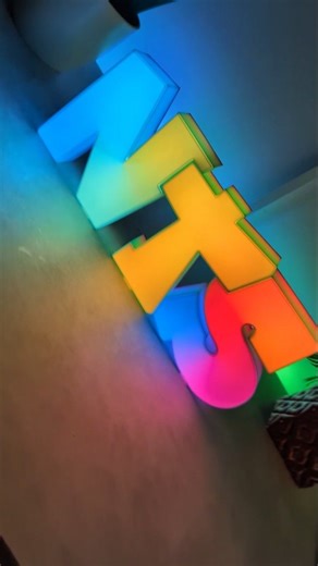 NTS 3D Printing on Instagram: "have made a tutorial on how to design these kinds of letters that all light up in Fusion 360. You can watch it now on my YouTube channel!!! Not Too Shabby Creations Or check the link in my bio! 🫶✌️"