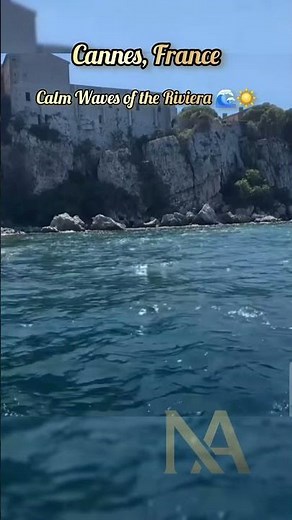 Cannes France 4K | Peaceful Waves of the French Riviera 🌊🇫🇷