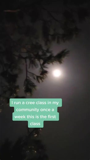 Learning our language is so important ❤️#creelanguage #creeclass #indigenouslanguage