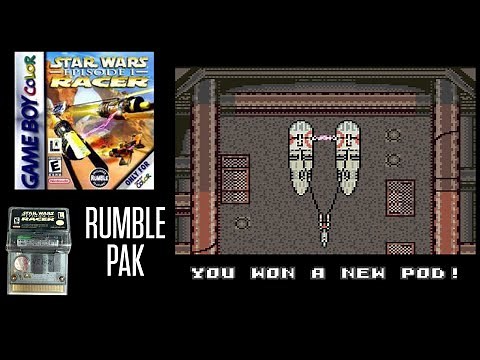 Star Wars Episode 1 Racer (GBC) - see the RUMBLE PAK!