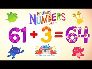 Endless Numbers 64 | Learn Number Sixty-four | Fun Learning for Kids