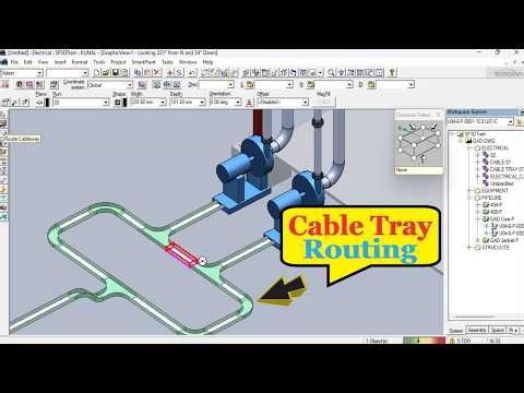 SP3D Training | Lecture 21 | Cable Tray Modeling #sp3d #cabletray #design #electrical #3dmodeling