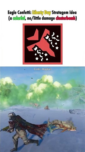Eagle Confetti Stratagem Concept - Helldivers 2