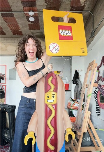 Now we need to find a bigger LEGO Bag #LEGOKeyChain #HotDog #Crafts | LEGO