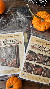 🕷️ Ready, set, craft! 🎃✨ Our Ghostly Greetings kits are here, featuring six interactive swing cards and a spooky trifold album! Limited stock available – tap the link in bio to get yours! 👉 What’s your go-to Papercrafting medium? | Graphic 45