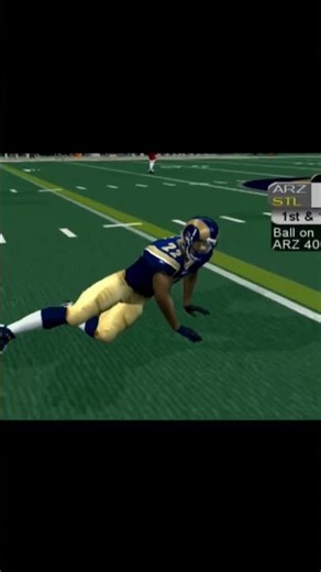 I throw a pick! #nfl2k4 #nfl #oldschool #retrogaming #ps2 #cardinals #rams