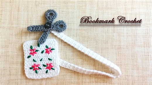 Cute Bookmark Crochet Tutorial | How to Crochet Bookmark