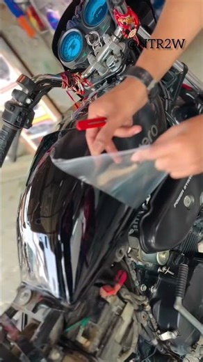 Splender Plus Lamination PPF #splendormodified #splendor #bikemodified #modified #viral #video