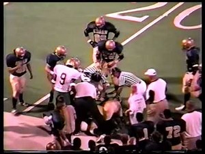 LeBron James High School Football Highlights - Catching, Throwing