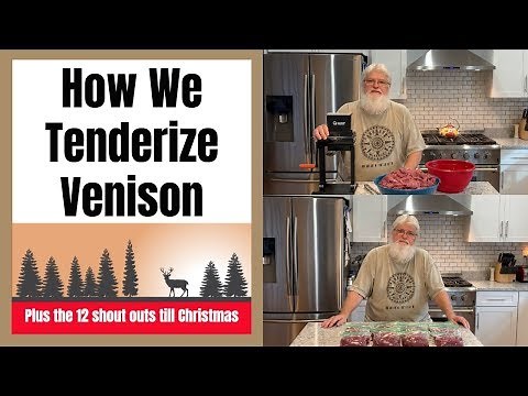 Tenderizing Venison
