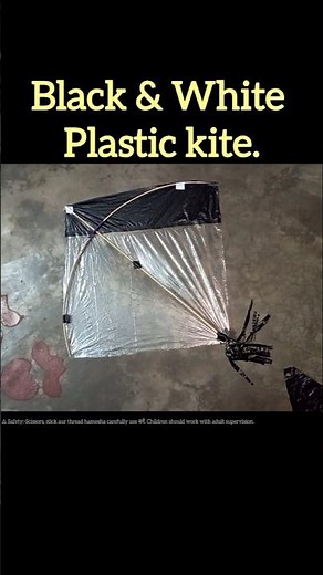 😱plastic Bag kite Making step by step🔥 #shorts#kiteflying#kitemaking#kite#trending#viral