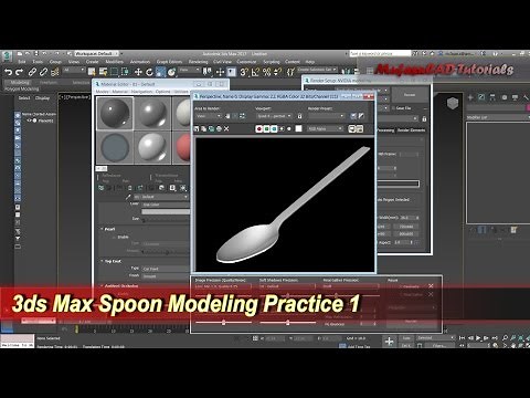 3ds Max Spoon Modeling | Practice Exercise 1