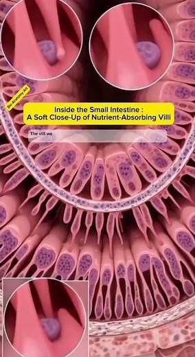 Inside the Small Intestine: A Soft Close-Up of Nutrient-Absorbing Villi