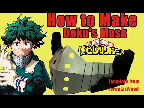 How to Make Deku's Mask | My Hero Academia