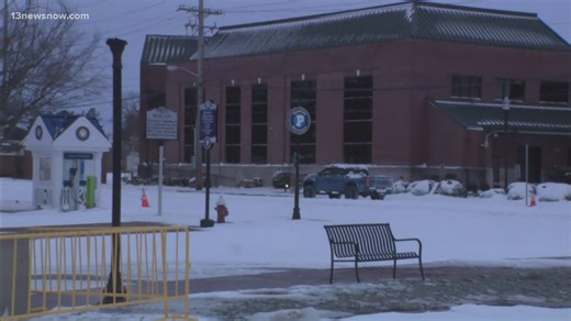 Elizabeth City community wakes up Sunday to fresh, powdery snow